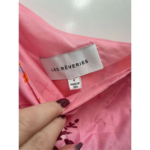 Les Reveries Floral Print One shoulder dress - Picture 6 of 10